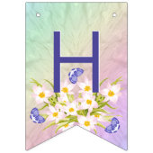 16e verjaardag vlinderregenboogtuin vlaggetjes (Eerste vlag)