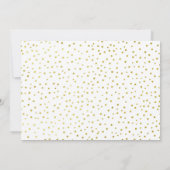 16e verjaardagsfeest met foto - Gouden Roze Bloeme Kaart (Achterkant)