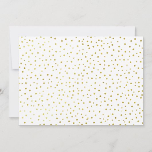 16e verjaardagsfeest met foto - Gouden Roze Bloeme Kaart (Achterkant)