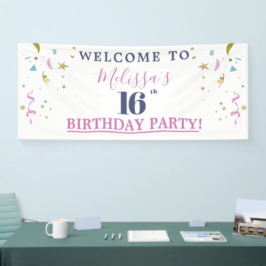 16e verjaardagsfeestje Welkom Spandoek (Beurs)