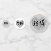 16e verjaardagstafel confetti (Voorkanten)