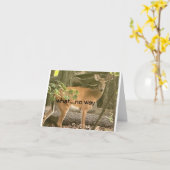 **16e** VERJAARDAGSWENSEN VAN VERBAASDE HERTEN Kaart (Gele Bloem)