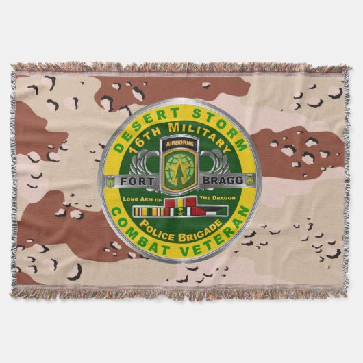 16e Veteraan van de Militaire Politiebrigade Deser Deken (Voorkant)