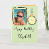 16e voeg naamfoto toe om het even welke leeftijd g kaart (Voorkant)