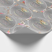 16e Wax Candle Bruiloft Jubileum Cadeaupapier (Hoek)