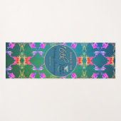 16e Wax & Statice Flower Jubileum Yogamat (Voorkant (horizontaal))