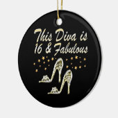 16E ZILVEREN SCHOENENKONINGIN KERAMISCH ORNAMENT (Links)