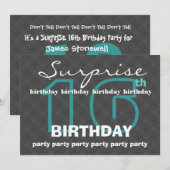 16e ZUIVERE DAG Moderne Blauwgroen Kool W481 Kaart (Voorkant / Achterkant)