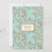 16e Zweet Sixteen Glam Old Hollywood Regency Pink Kaart (Voorkant)