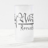 16oz Beer Mok, geglazuurd glas Matglas Bierpul (Center)