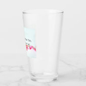 16oz Breast Cancer Aanmoedigingsglas door Zazz_it Glas (Links)