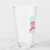 16oz Breast Cancer Aanmoedigingsglas door Zazz_it Glas (Rechts)
