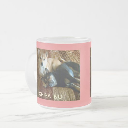 16oz White Coffee-Mok Matglas Koffiemok (Voorkant links)