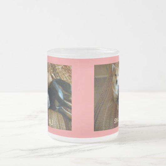 16oz White Coffee-Mok Matglas Koffiemok (Center)