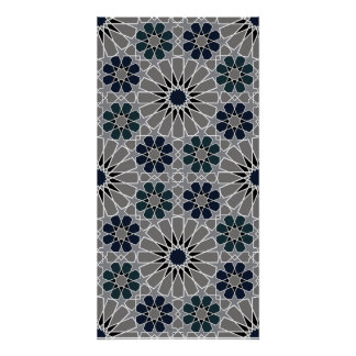 16s en 8s Rosettes Marokkaanse Stijl 3 Perfect Poster