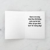 **16th BIRTHDAY** FROM RUNAWAY FUN LOVING PIGS Kaart (Binnen)