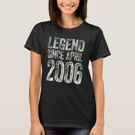 16th Birthday March Born  16 Years Legend Since 20 T-shirt (Voorkant)