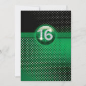 16th birthday party invitations - CUSTOMIZE Kaart (Voorkant)