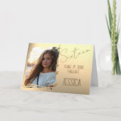 16th Birthday Photo Card Kaart (Voorkant)