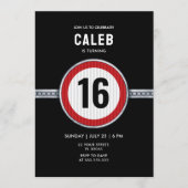 16th Birthday Speed Limit Sign - ANY AGE Kaart (Voorkant)