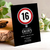 16th Birthday Speed Limit Sign - ANY AGE Kaart