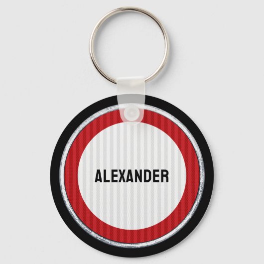 16th Birthday Speed Limit Sleutelhanger (Achterkant)