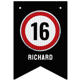 16th Birthday Speed Limit  Vlaggetjes
