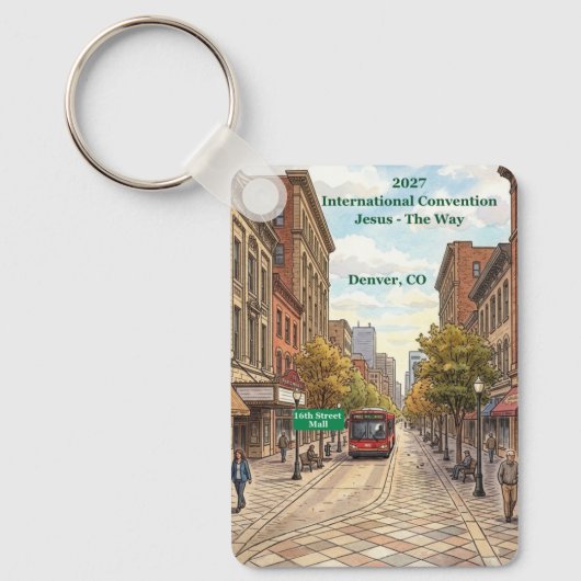 16th Street Mall Sleutelhanger (Voorkant)