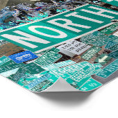 16x12 Poster, Straten van North Tonawanda NY Poster (Hoek)