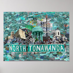 16x12 Poster, Straten van North Tonawanda NY Poster