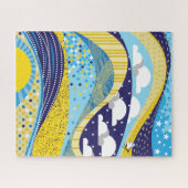 16x20 Abstract Sky Puzzle voor kleurenblinden Legpuzzel (Horizontaal)