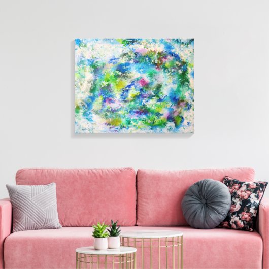 16x20 Abstracte kunstweide Canvas Afdruk (Insitu (Woonkamer))