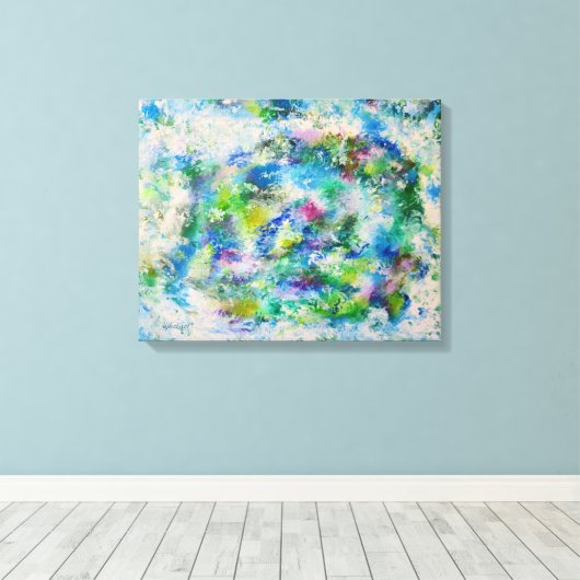 16x20 Abstracte kunstweide Canvas Afdruk (Insitu (Houten vloer))