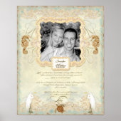 16x20 bruiloft foto-liefdeskleding strand kust poster (Voorkant)