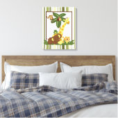 16x20 Canvas Art kinderkamer Print Oerwoud Baby's (Insitu (Slaapkamer))