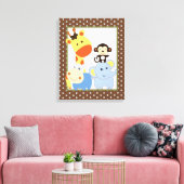 16x20 Canvas Art kinderkamer Print Oerwoud Spelen (Insitu (Woonkamer))