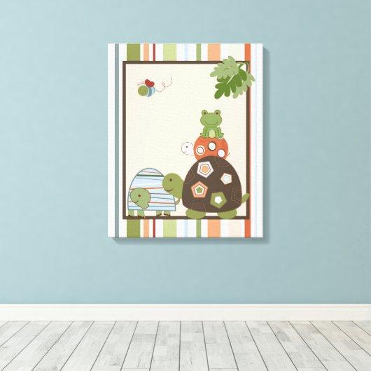 16x20 Canvas Kunst Kwekerij Print Laguna Beach Sch (Insitu (Houten vloer))