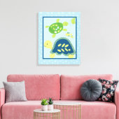 16x20 Canvas Kunst Kwekerij Print Schildpad Reef O (Insitu (Woonkamer))