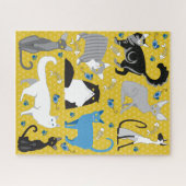16x20 Cat Lovers Puzzle for Colorblind People Legpuzzel (Horizontaal)