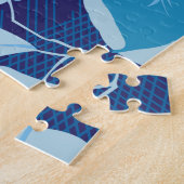 16x20 Cockatoenpuzzel voor kleurenblinden Legpuzzel (Zijkant)