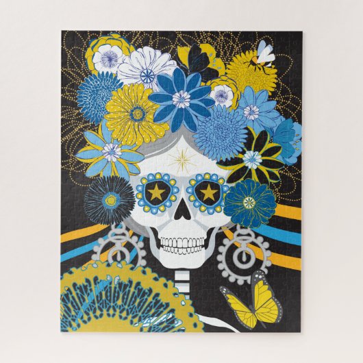 16x20 dag van de dode puzzel voor kleurenblinden legpuzzel (Verticaal)