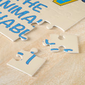 16x20 Dierlijk alfabet Puzzle voor kleurenblinde K Legpuzzel (Zijkant)