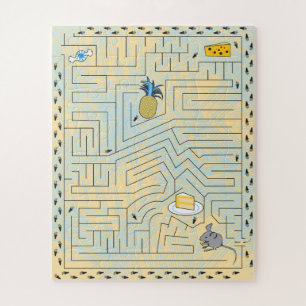 16x20 doolhof puzzel voor kleurenblind Kinder