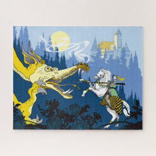 16x20 draak puzzel voor kleurenblinden