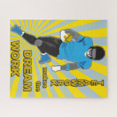 16x20 Football Puzzle voor kleurenblinden Legpuzzel (Horizontaal)