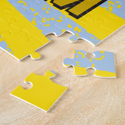 16x20 Football Puzzle voor kleurenblinden Legpuzzel (Zijkant)