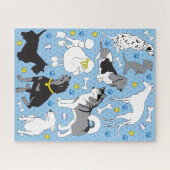 16x20 Hondenliefhebbers Puzzle voor kleurenblinden Legpuzzel (Horizontaal)