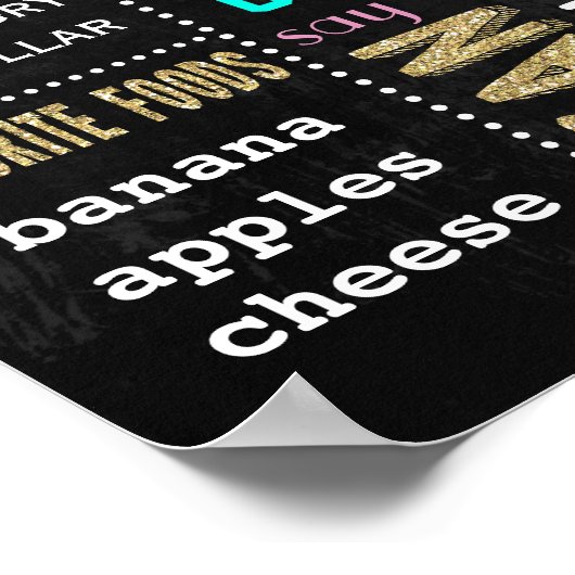 16x20-inch Birthday-bord op maat Poster (Hoek)