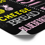 16x20-inch Flamingo Panananas Birthday-bordbord Poster (Hoek)