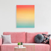 16x20 inch Modern Rainbow Sky Red Yellow Blue Canvas Afdruk (Insitu (Woonkamer))